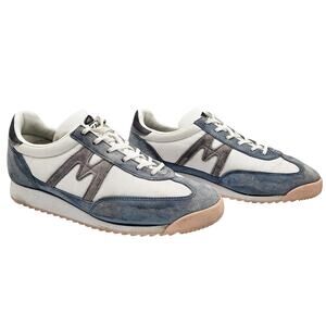 Karhu Mestari Flint Stone Frost Grey Blue White Suede Sneakers Unisex Size 6